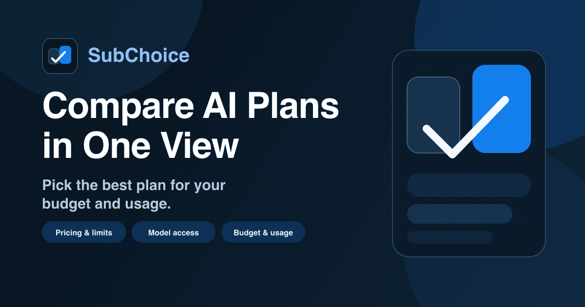 SubChoice Screenshot